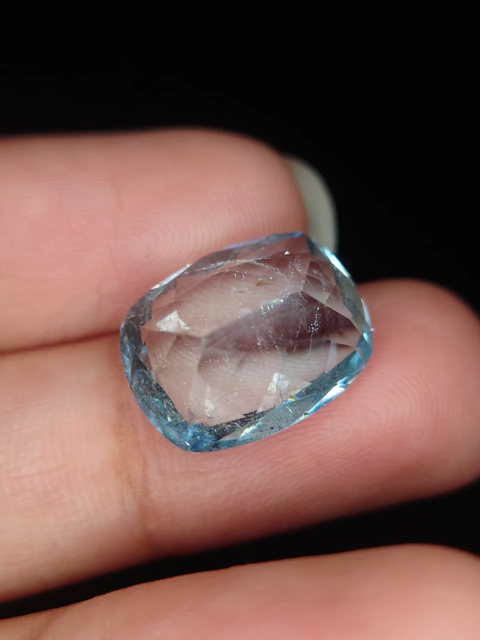 9.4ct Natural Medium Blue Aquamarine from Nigeria — view 2